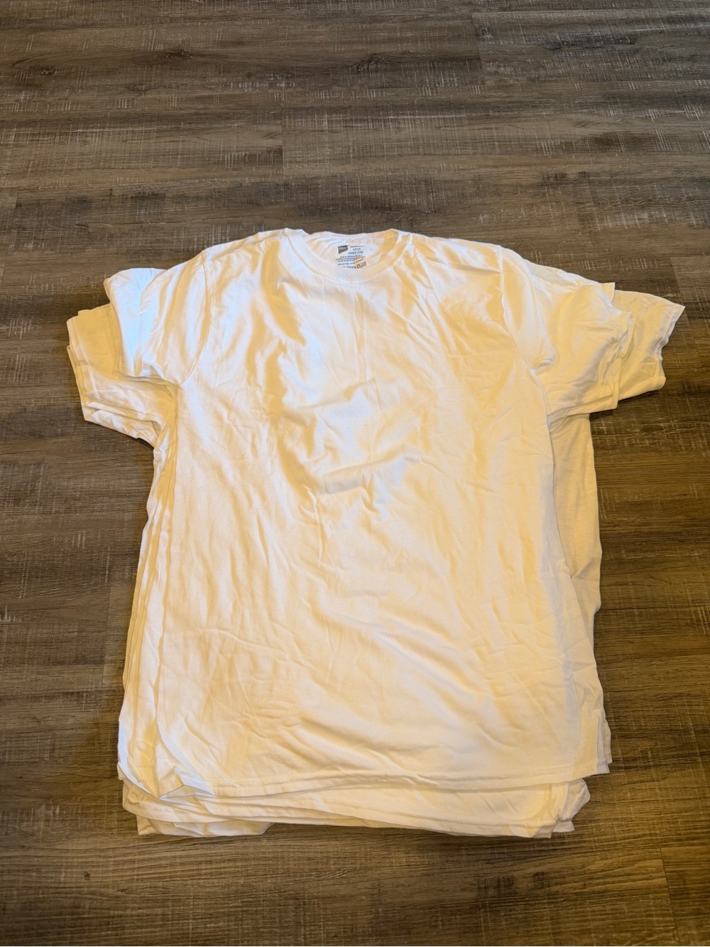 (Pack of 10 ) Hanes White Short Sleeve Crew Tee Pack